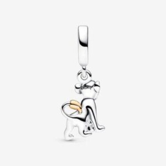 Authentic Pandora Disney 100th Anniversary Simba Lab-Grown Diamond Dangle Charm - Picture 2 of 4